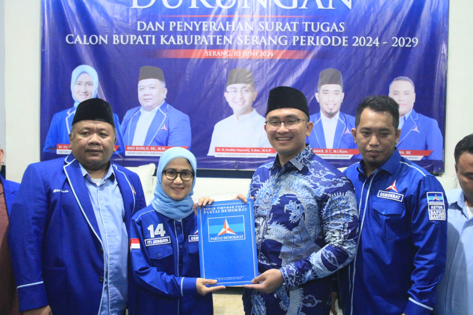 BANTEN – Partai Demokrat Usung Andika Hazrumy di Pilkada Serang 2024