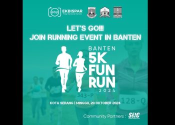 Ramaikan HUT Banten ke-24, Banten 5K Fun Run Digelar 20 Oktober