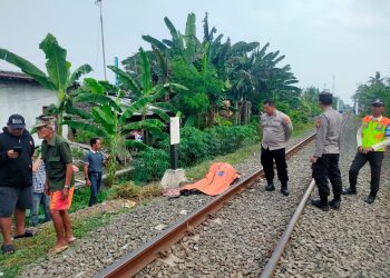 Petugas Kebersihan di Serang Tewas Tertabrak Kereta
