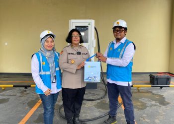 PLN Sukses Bangun SPKL di Polda Banten