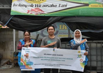 Keceriaan Pemilik Budidaya Ikan Nila Saat Dapat Program “Electrifying Marine”