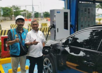 Konsumsi Listrik SPKLU di Banten Naik 6 Kali Lipat di Masa Lebaran 2025