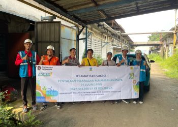 Dukung Pertumbuhan di Sektor Industri Tekstul, PLN UP3 Cikokol Tambah Daya PT Sulindafin