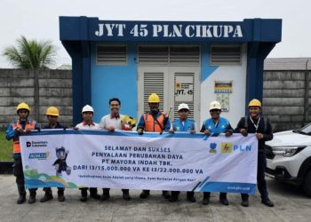 PLN UP3 Cikupa Sukses Tambah Daya PT Mayora Jadi 22 Juta VA