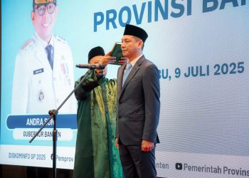 Deden Apriandhi Resmi Jadi Sekda Banten