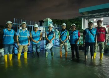 PLN Banten Jaga Keamanan Listrik di Titik Banjir