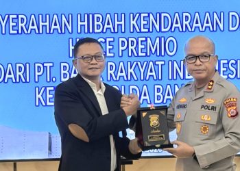 Perkuat Sinergi, BRI Region 8 Jakarta 3 Hibahkan Kendaraan Dinas ke Polda Banten